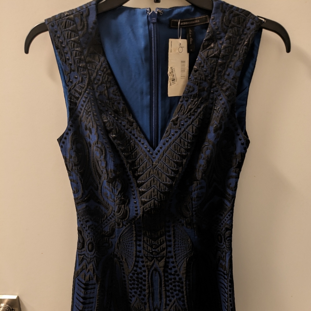 BCBG Cocktail dress - Blue, Black - Size 0